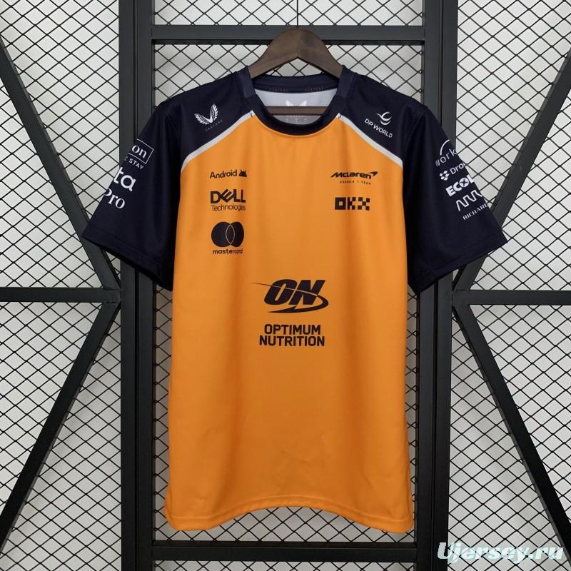 2025 F1 Formula Orange/Black Mclaren T-Shirt