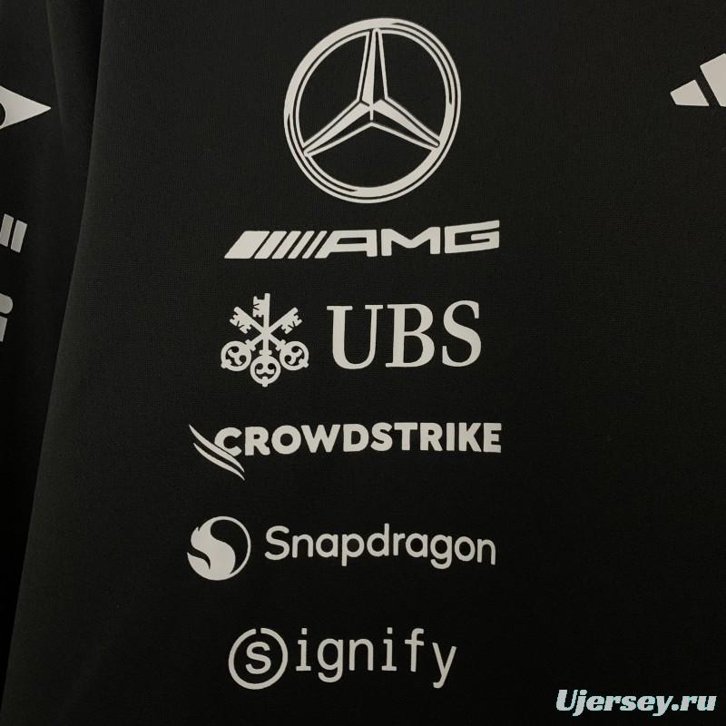 2025 F1 Formula AMG Black Hoodie