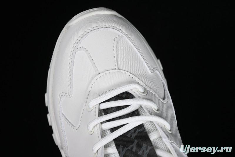 New York Yankees MLB Bigball Chunky Denim Monogram Platform Sandals - 3ASHBDM4N50BKS