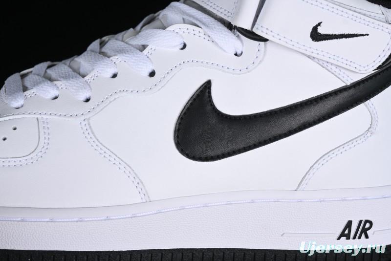 Nike Air Force 1 '07 Mid Casual Sneakers in White/Black - DV0806-101