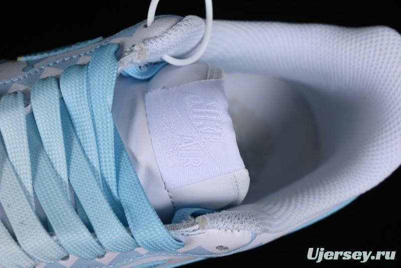 Nike Air Force 1 Low Witch Collaboration Custom Leather Sneakers with Full-Length Air Cushion - CW2288-111