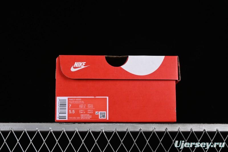 Nike P-6000 Retro Casual Sneakers Dad Shoes with Layered Design and Lightweight Body - CW1351-100