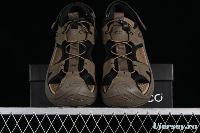 ECCO Offroad Series 2024 Summer New Outdoor Beach Sandals with Anti-Collision Toe and MD Massage Insole - 63133001002