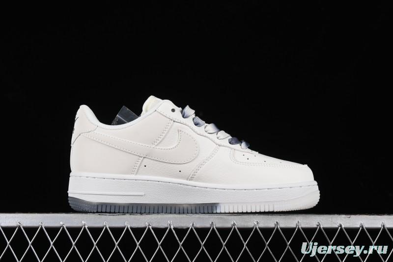 Nike Air Force 1 '07 Low LV Collaboration - White Grey Two-Tone Low-Top Casual Sneakers - XZ6188-005