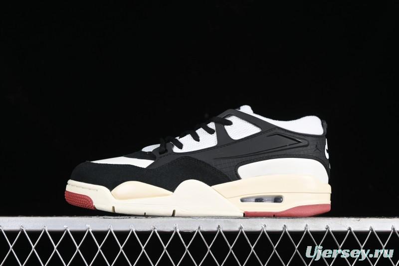 Nike Air Jordan 4 Remastered Sneakers in Black, Light Bone and Dark Grey - FQ7939-100
