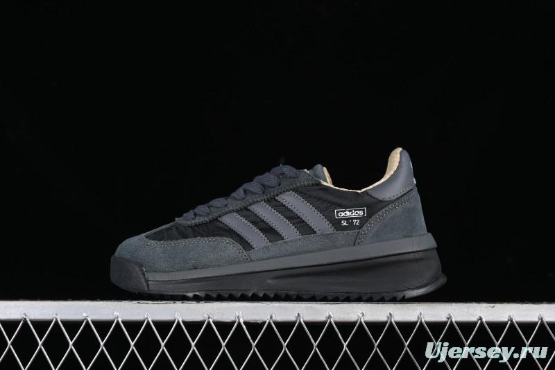 Adidas Originals SL 72 Retro Running Shoes with Nylon Upper and Rubber Outsole - IH5569