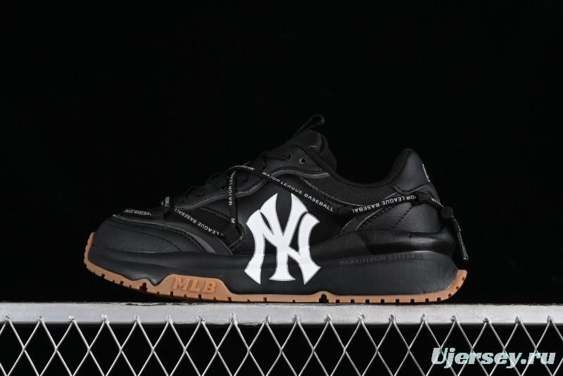 New York Yankees MLB Chunky Runner Lace Lightweight Casual Sneakers - 3ASHCRR3N50BKS