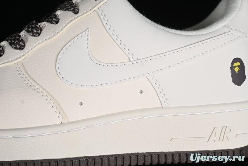 Nike Air Force 1 '07 Low BAPE Collaboration - Beige Black Star FG6688-100