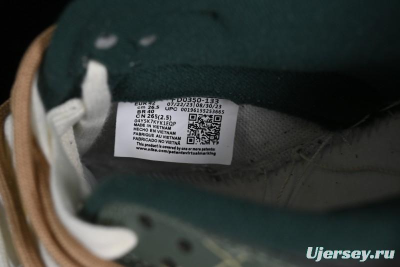 Nike Dunk Low Panda Prank Jungle Crossing - Green Wild Floating Abyss Beige Brown Green SB Lace-Up Low-Top Casual Skate Shoes - FD0350-133