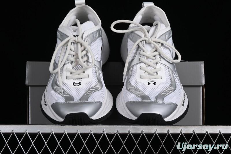 Balenciaga Circuit Lightweight Distressed Print Round Toe Fashion Casual Shoes - WFLGY9100