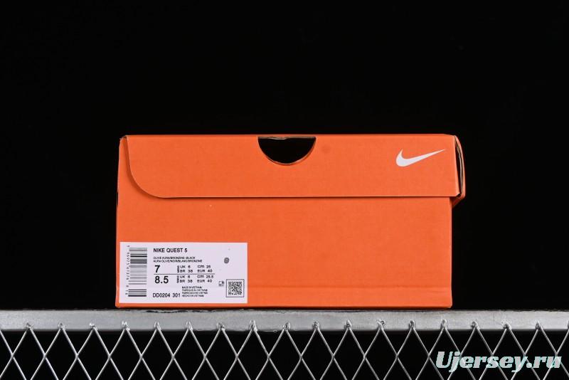 Nike Quest 5 Extreme Series Cushioned Lightweight Running Shoes - DD0204-301