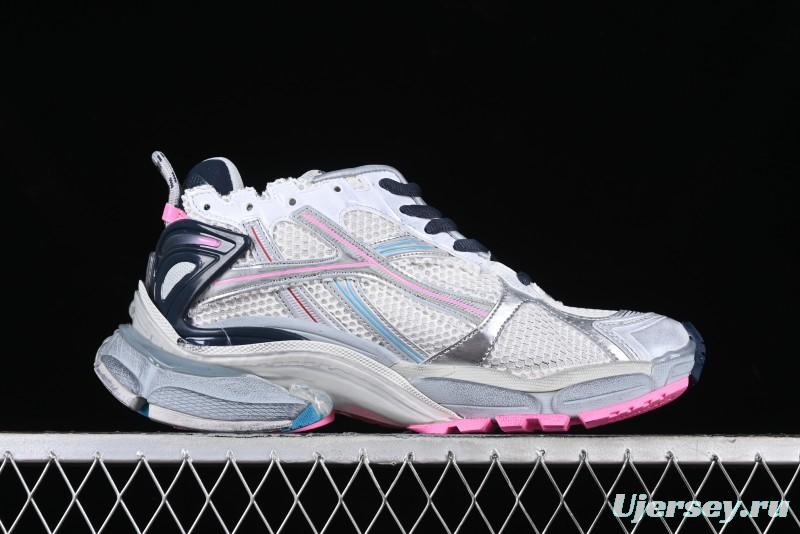 Balenciaga Runner Kith Four Color Retro Casual Sneakers - W3RMU9154