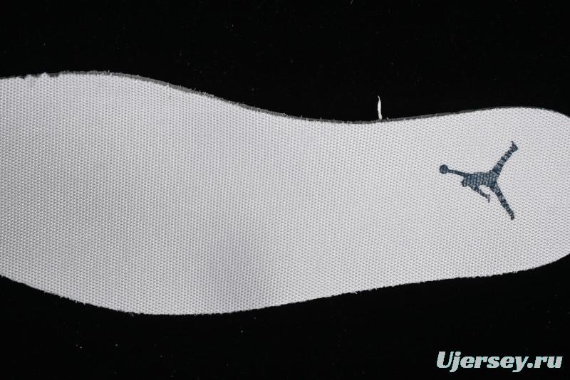 Nike Air Jordan 1 Low LV Collaboration - White with Blue Swoosh Custom Casual Sneakers - WG8850-005