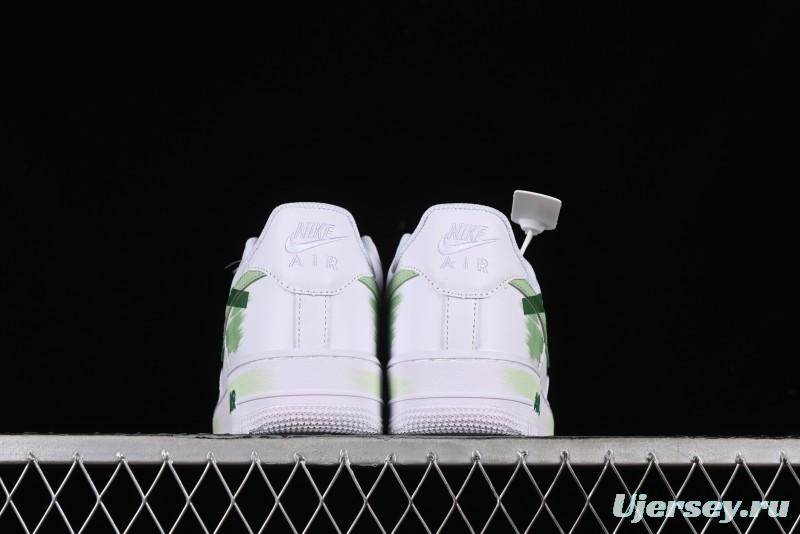 Nike Air Force 1 '07 Low Custom Hand-Painted Anime Theme with Swoosh Shadow and Strap - CW2288-111