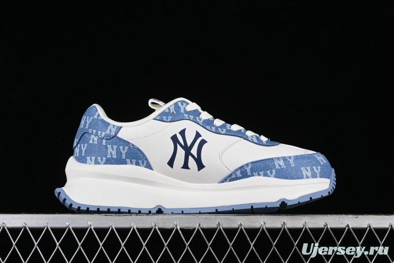 New York Yankees MLB Chunky Runner Denim Monogram Lightweight Casual Sneakers - 3ARNCRD4N50BLS