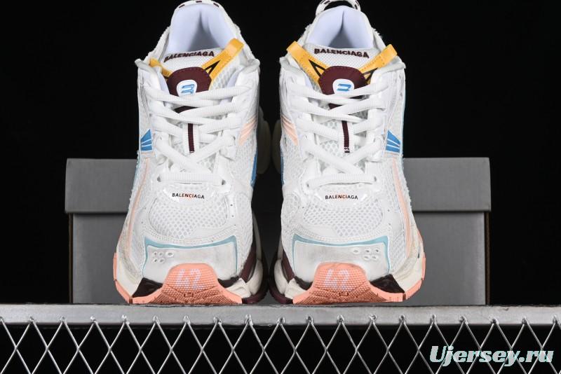 Balenciaga Runner Kith Four Color Retro Casual Sneakers - W3RNY0326
