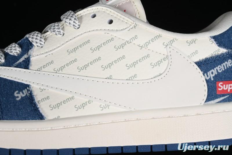 Nike Air Jordan 1 Low OG SP Travis Scott x Fragment Design Collaboration Sneakers - LJ5188-001