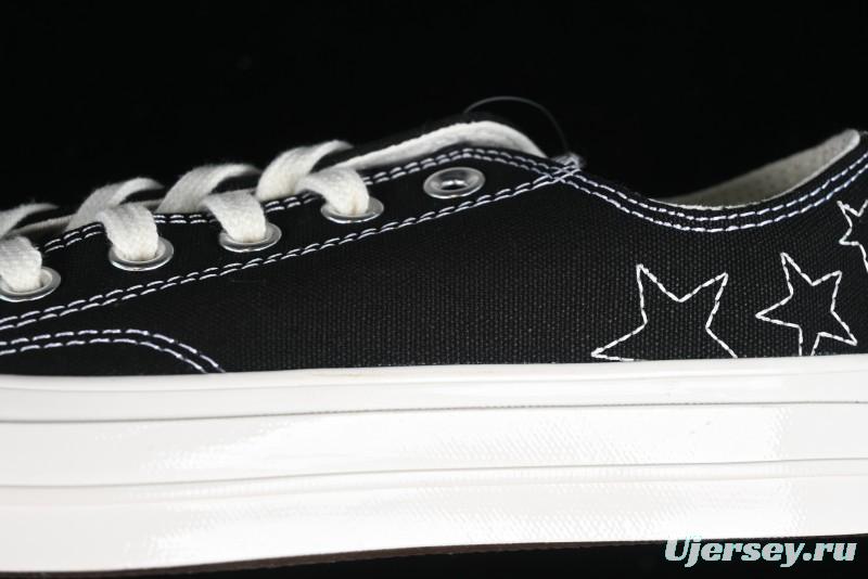 Converse Chuck 70 SNL Low Top Canvas Sneakers with Star Embroidery and Metal Studs - A11612C