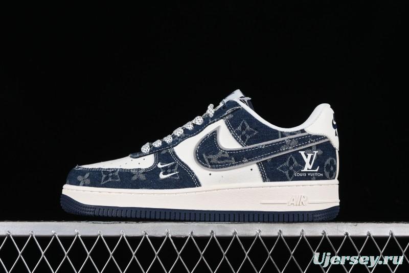 Nike Air Force 1 '07 Low LV Collaboration - Midnight Navy Low-Top Casual Sneakers - SJ2088-003
