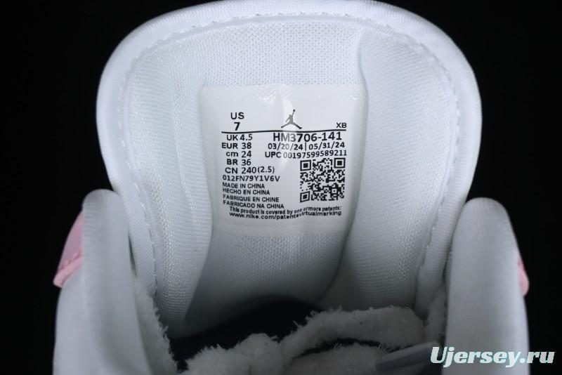 Nike Air Jordan 1 Low "White/Pink Foam/Glacier Blue" Casual Sneakers - HM3706-141