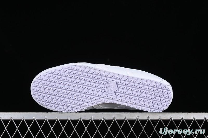 Onitsuka Tiger Mexico 66 Low-Top Leather Sneakers for Casual Running - 1183A844-100