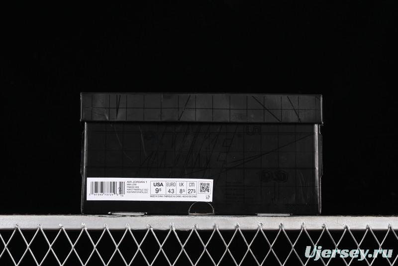 Nike Air Jordan 1 Low "Method of Make" Casual Sneakers with Woven Detailing - FN5032-600