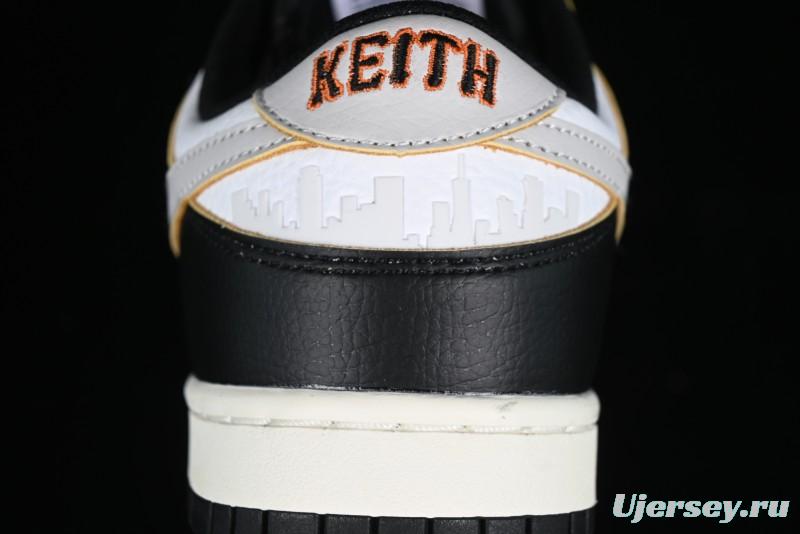 Nike HUF x SB Dunk Low "San Francisco" Black White Panda Skateboarding Shoes - FD8775-001