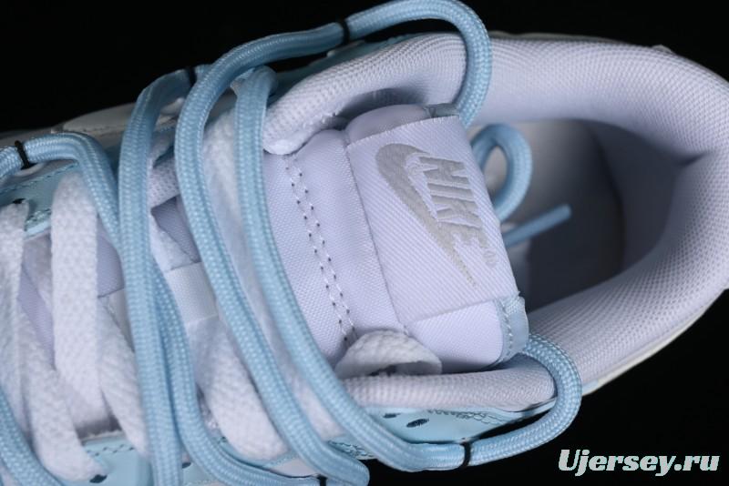 Nike Dunk Low SB Hearts Playing Cards Graffiti North Carolina Blue Casual Skate Shoes - DV0831-101