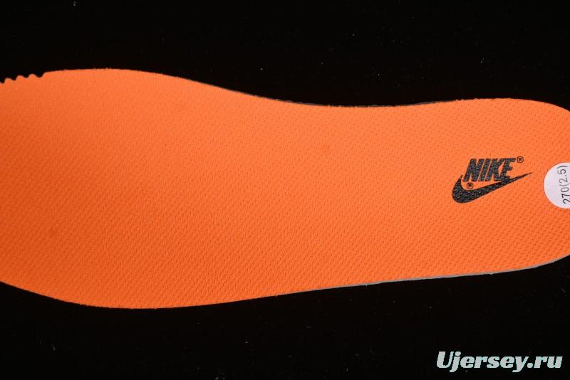 Nike SB Dunk Low Casual Skate Shoes in White, Orange, and Black - DH9765-003