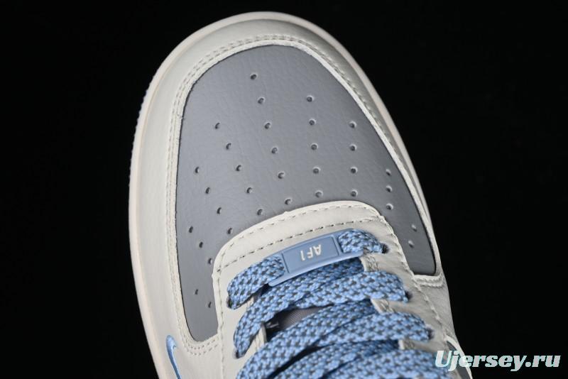 Nike Air Force 1 '07 Low Bape Collaboration - Light Grey Blue Casual Sneakers BB9599-204