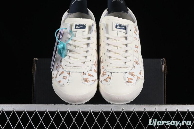 Onitsuka Tiger Mexico 66 Low-Top Leather Sneakers - 1183B785-100