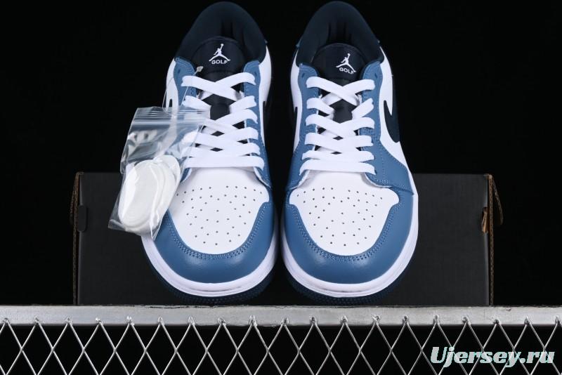 Nike Air Jordan 1 Low Golf Shoes Navy Blue - DD9315-115
