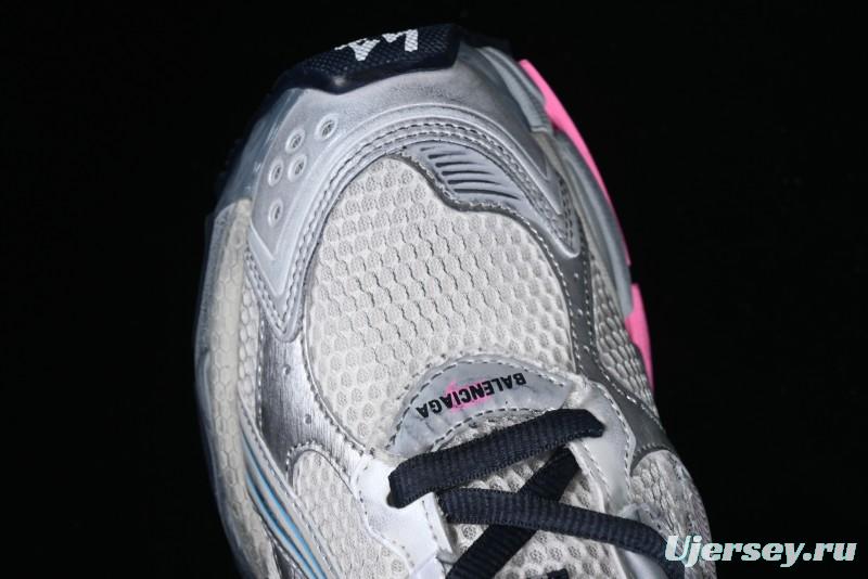 Balenciaga Runner Kith Four Color Retro Casual Sneakers - W3RMU9154