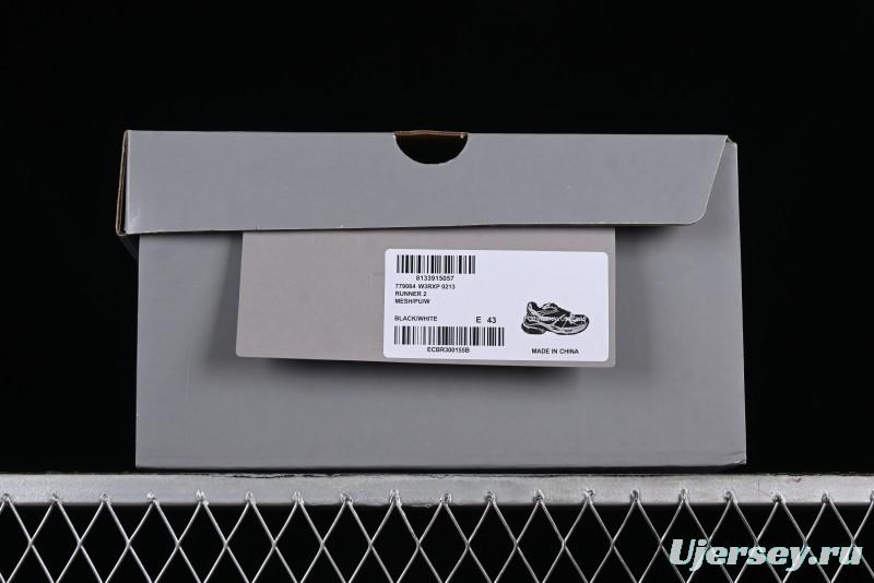 Balenciaga Runner Kith Four Color Retro Casual Sneakers - W3RXP0213