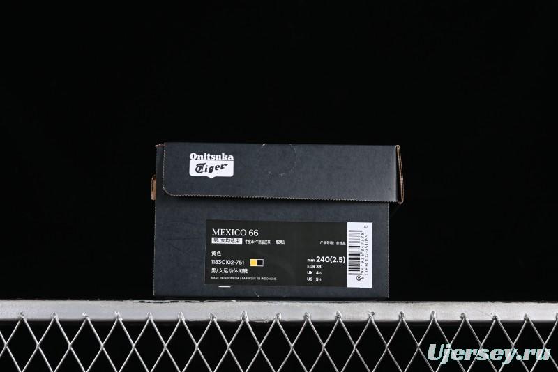 Onitsuka Tiger Mexico 66 Low-Top Leather Running Shoes - 1183C102-751