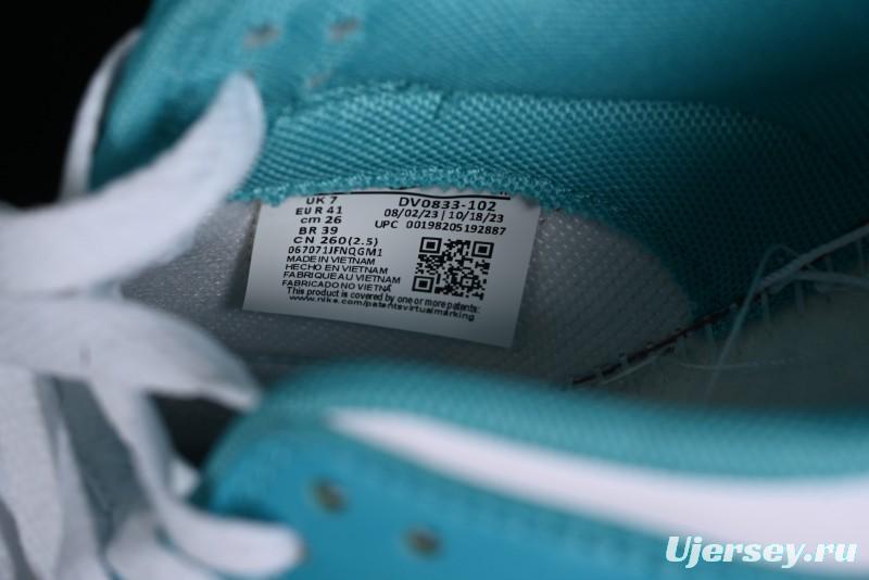 Nike SB Dunk Low Casual Skate Shoes in White Green Orange - DV0833-102