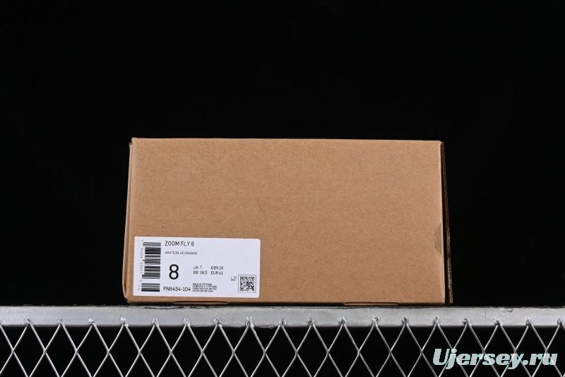 Nike Zoom Fly 6 Lightweight Responsive Running Shoes with Carbon Fiber Plate - FN8454-104