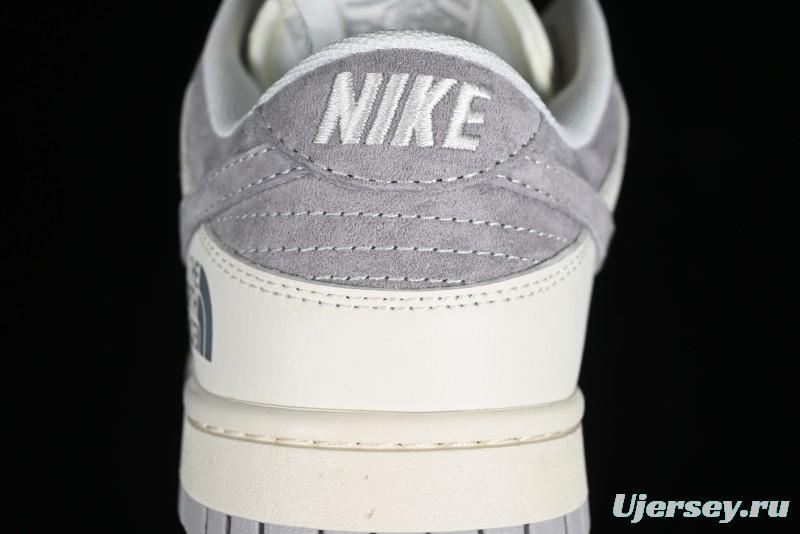 Nike SB Dunk Low The North Face Collaboration - Beige Suede Anniversary High-End Custom Low-Top Casual Skate Shoes - XD6188-020