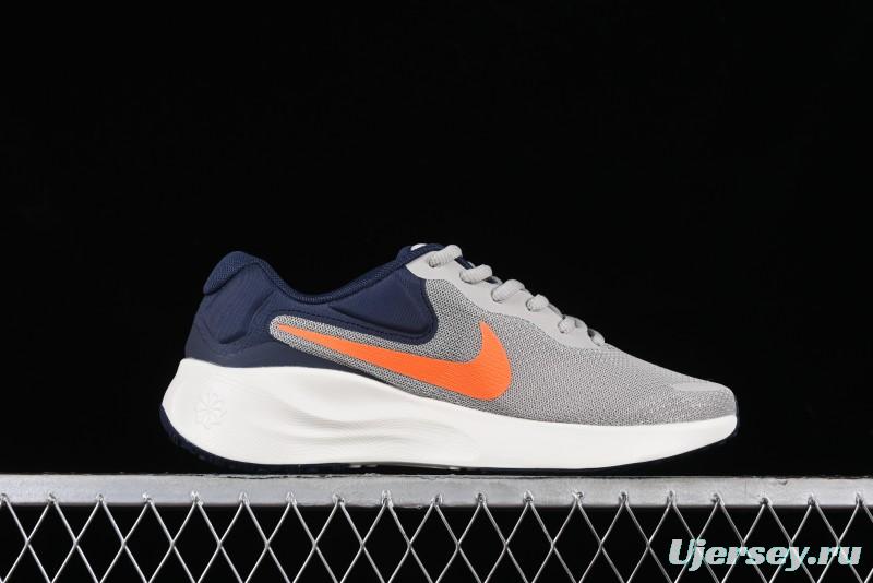 Nike Revolution 7 Wide Low-Top Running Shoes with Breathable Mesh and Durable Cushioning - FB2207-009