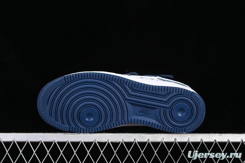 Nike Air Force 1 Low Custom Strap Casual Sneakers with Full-Length Air Cushion - ZH0316-021