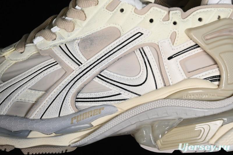 Balenciaga Runner Kith Four Color Retro Casual Sneakers - W3RNY9797