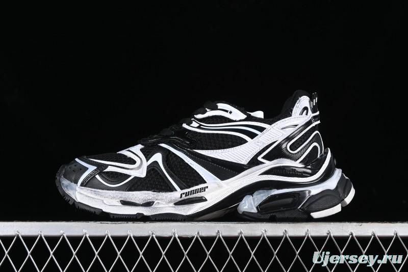 Balenciaga Runner Kith Four Color Retro Casual Shoes - W3RXP0213