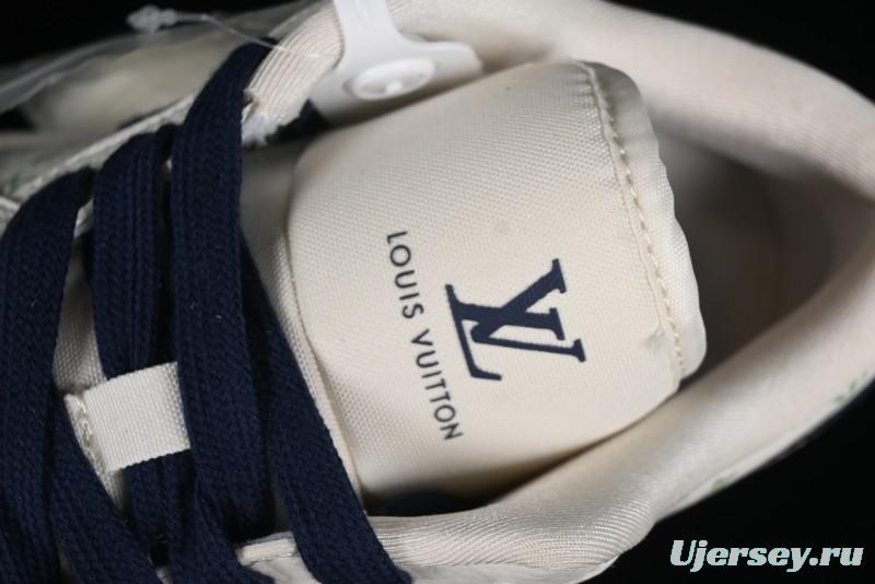 Nike Air Jordan 1 Low LV Collaboration Retro Casual Sneakers in Beige Orange - WG8850-001