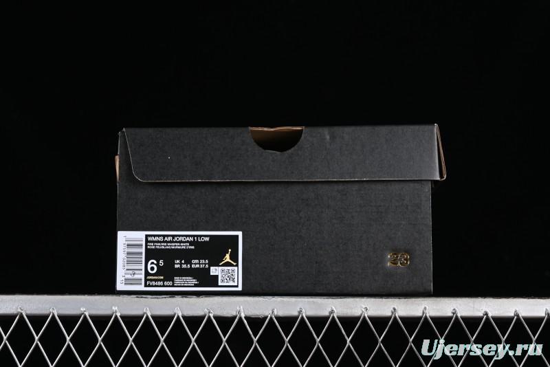 Nike Air Jordan 1 Low AJ1 Rose Pink Low-Top Casual Lifestyle Sneakers - FV8486-600