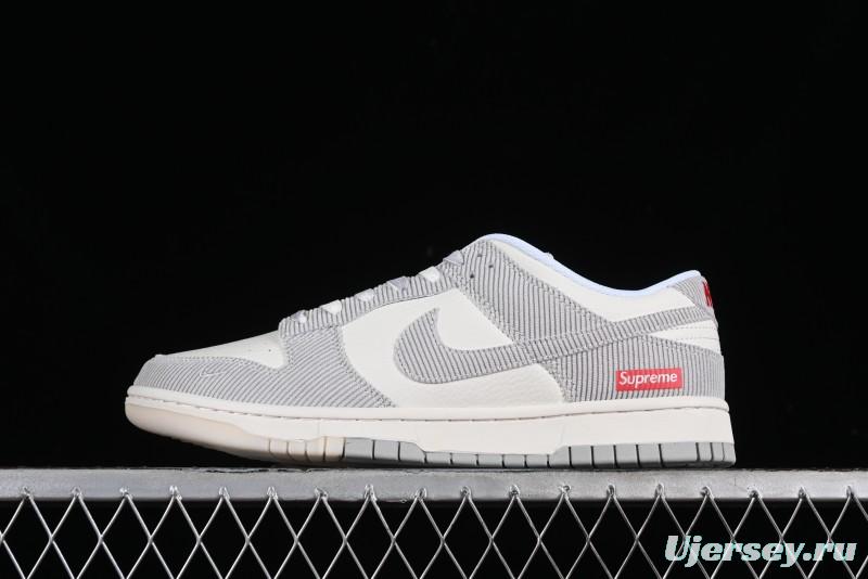 Nike SB Dunk Low Supreme Collaboration Anniversary Customized Casual Sneakers - FC1688-143