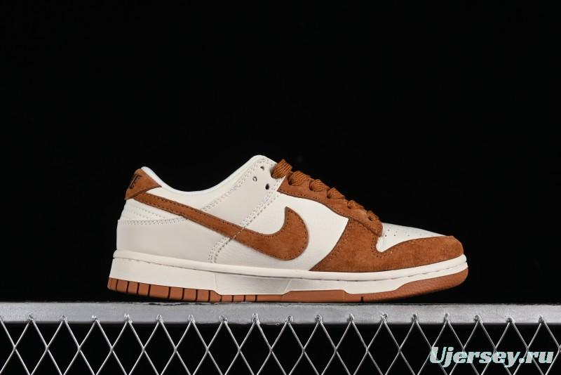 Nike SB Dunk Low Lightning Collaboration - Beige Brown Colorway with Small Brown Swoosh Anniversary High-End Custom Low-Top Casual Skate Shoes - XD1688-031