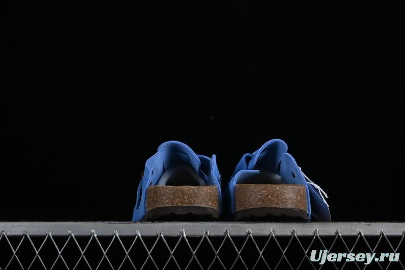 Birkenstock Arizona Soft Footbed Sandals with Suede Leather and Lambswool Lining - Original Blue