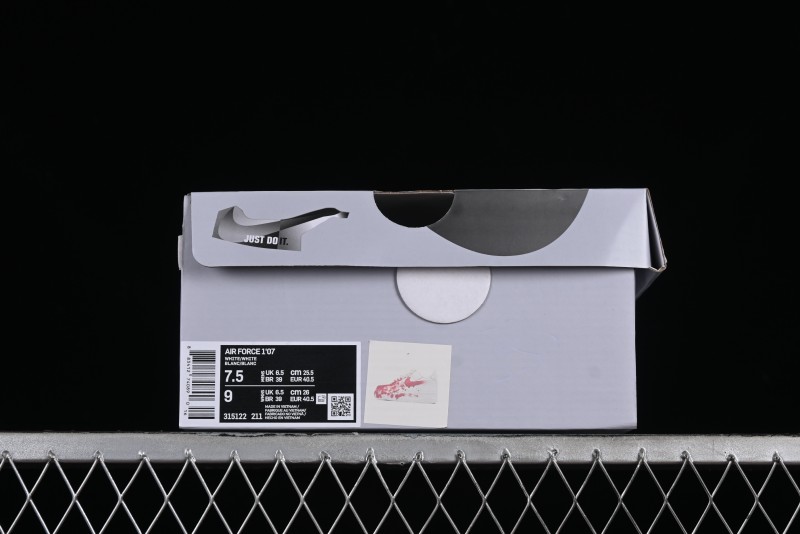 Nike Air Force 1 '07 Low Casual Sneakers with Anime Graffiti Style Crime Scene Design - 315122-211