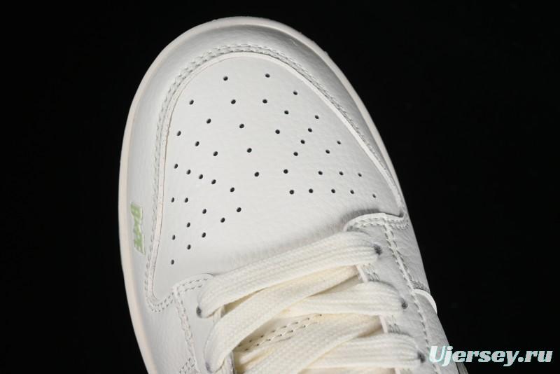 Nike SB Dunk Low Bape Collaboration - Apple Green Anniversary High-End Custom Low-Top Casual Skate Shoes - CF3688-010