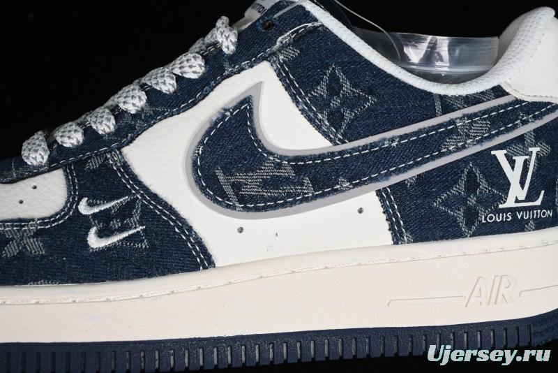 Nike Air Force 1 '07 Low LV Collaboration - Midnight Navy Low-Top Casual Sneakers - SJ2088-003